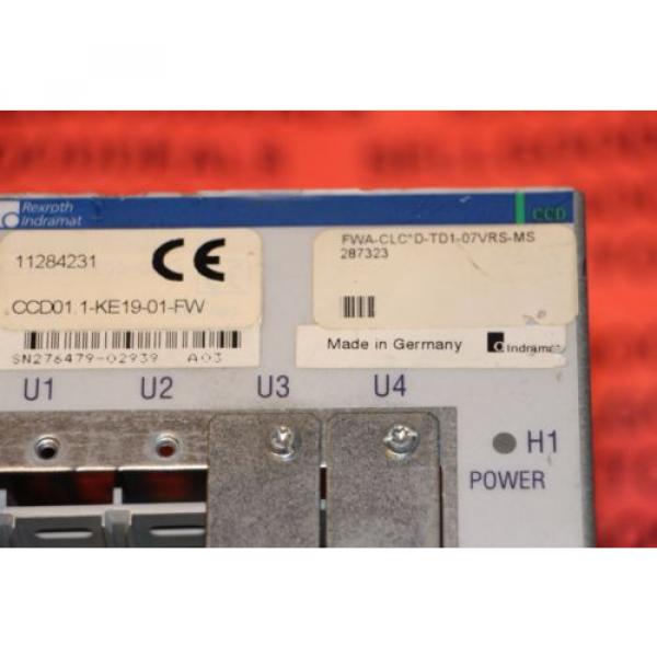 Indramat/Rexroth CCD011-KE19-01-FW Servo Controller Chassis 11284231 #2 image
