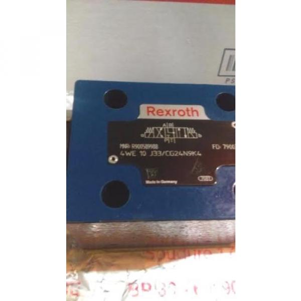 Rexroth Canada France R900589988 Hydraulic Control Valve 982115-4WE10J33/CG24N9K4 24VDC VGC!! #2 image