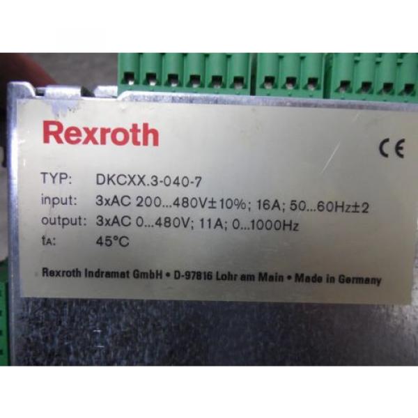 USED Egypt Japan Rexroth DKC06.3-040-7-FW Eco Drive Servo Controller Module without cover #5 image