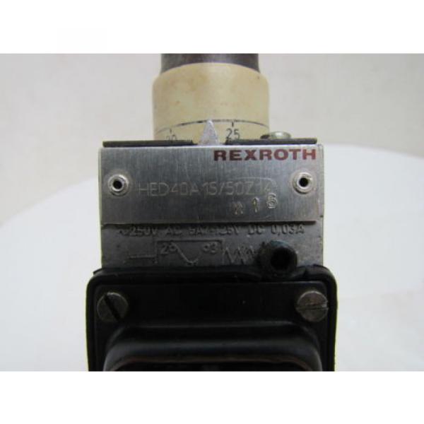 Rexroth HED 4 OA 15/50 Z14 W16 HED4OA15/50Z14 W16 Hydraulic Valve #9 image
