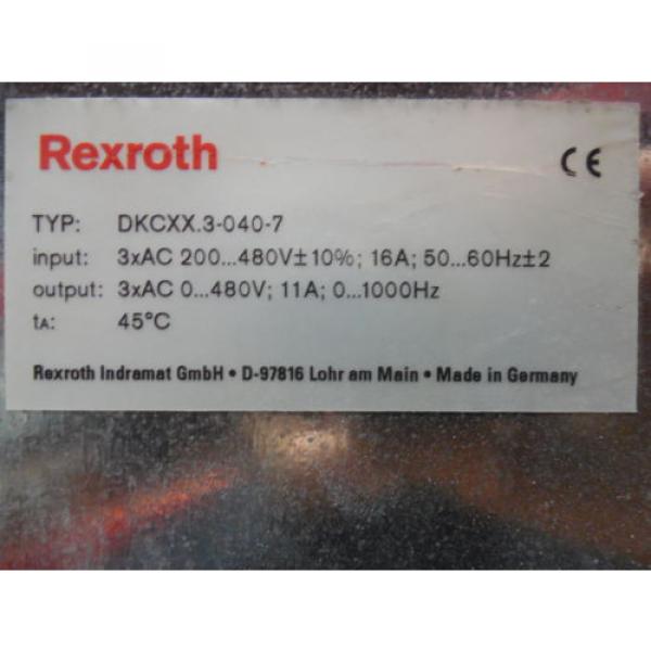 USED Singapore Korea Rexroth DKC02.3-040-7-FW Eco Drive Servo Controller Module without cover #5 image