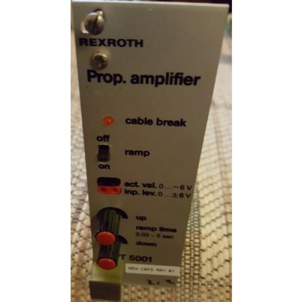 REXROTH PROP AMPLIFIER CONTROL CARD VT5001S21 R5 #1 image