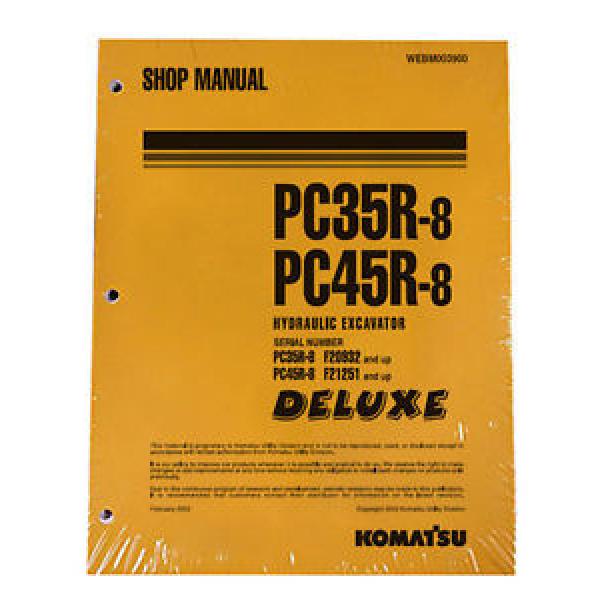 Komatsu Service PC35R-8, PC45R-8 Shop Manual #1 #1 image