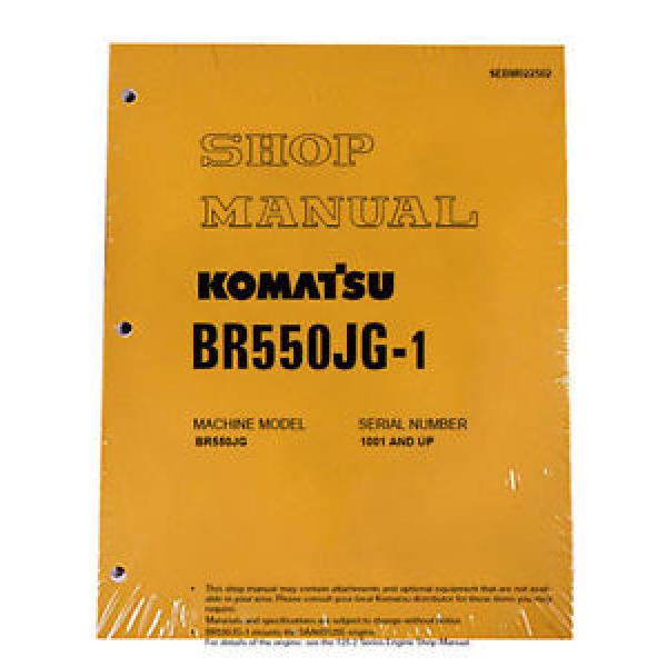 Komatsu Service BR550JG-1 Mobile Crusher Repair Manual #1 image