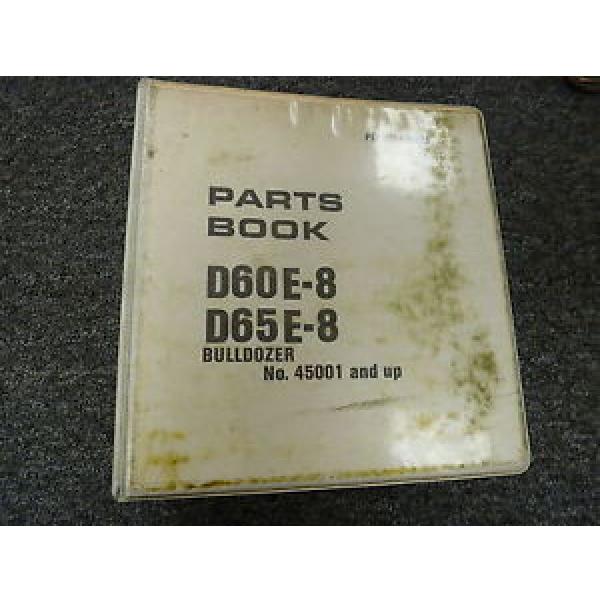 Komatsu D60E8 D65E8 Bulldozer Dozer Crawler Parts Catalog Manual S/N 45001-Up #1 image