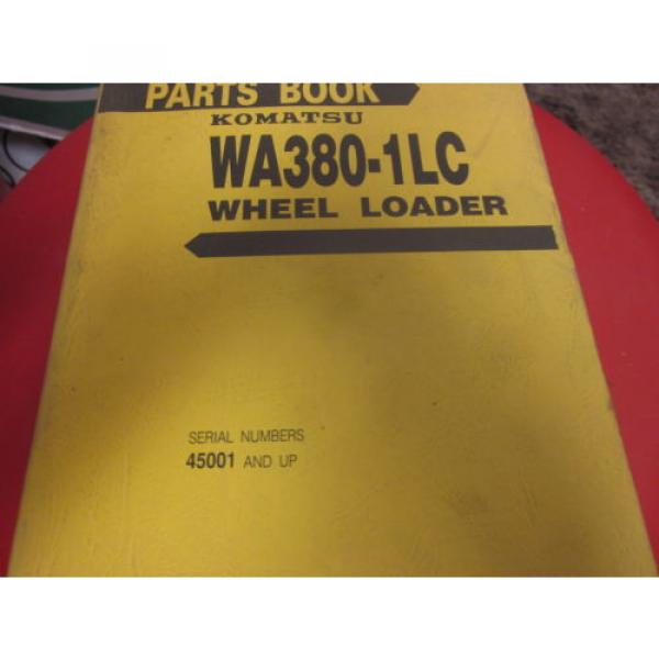 Komatsu WA380-1LC Wheel Loader Parts Book Manual s/n 45001 Up #1 image