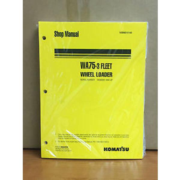 Komatsu WA75-3 Fleet Wheel Loader Shop Service Repair Manual #1 image