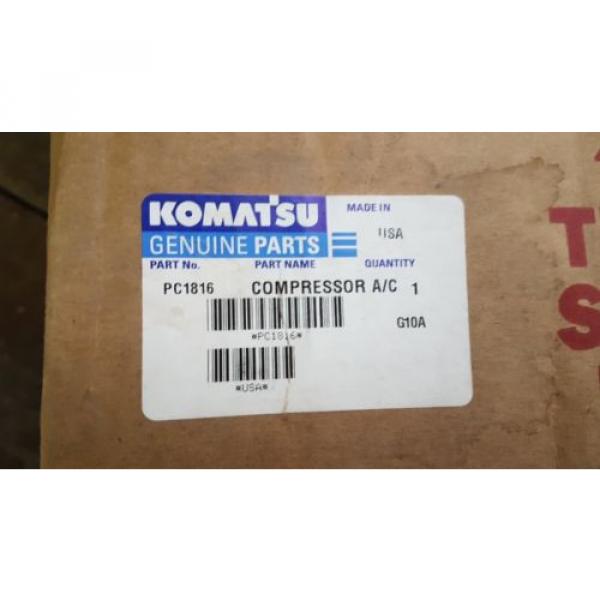 New Komatsu Compressor A/C PC1816 Made in USA #1 image