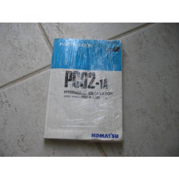 Komatsu PC02-1A Hydraulic Excavator Parts Book (English) #1 image