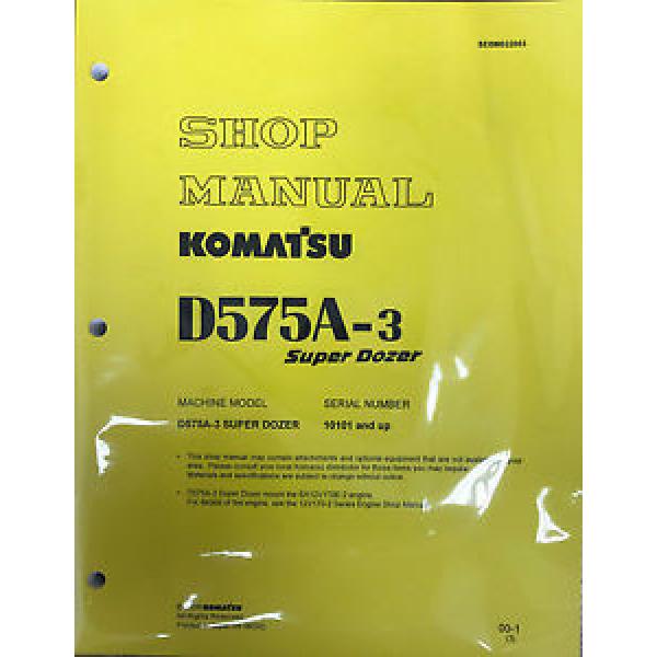 Komatsu D575A-3 Dozer Service Repair Workshop Printed Manual #1 image