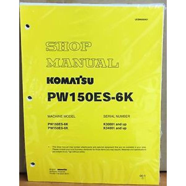 Komatsu Service PW150ES-6K Excavator Shop Manual NEW REPAIR #1 image