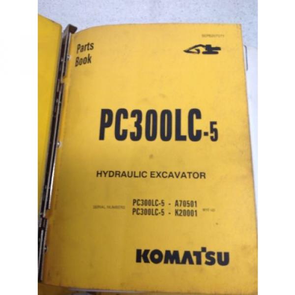 Komatsu PC300LC-5, Hydraulic Excavator Parts Book BEPB207071 #2 image