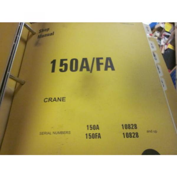 Komatsu 150A 150FA Crane Repair Shop Manual #2 image