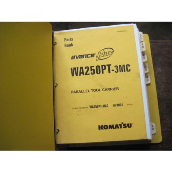 Pair of OEM Komatsu WA250PT-3MC PARTS and SHOP REPAIR SERVICE Manual Books #4 image