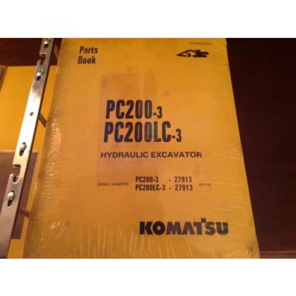 Komatsu Excavator PC200-3/PC200LC-3 Parts Book #1 image
