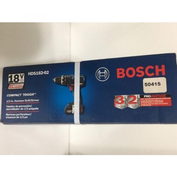 Bosch HDS182-02 18V EC Brushless 1/2 in. Hammer Drill/Driver-NEW #4 image