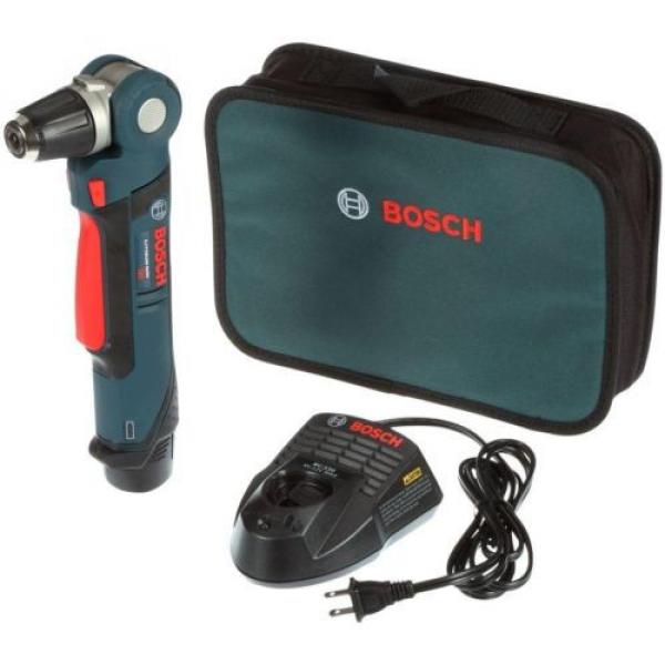 Bosch Li-Ion Right Angle Drill/Driver Cordless Power Tool Kit 3/8in 12V Keyless #1 image