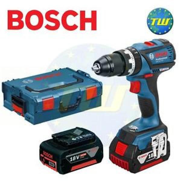 Bosch GSB18V-EC 18V BRUSHLESS Combi Drill with Metal Chuck &amp; 2x 4.0Ah Batteries #1 image