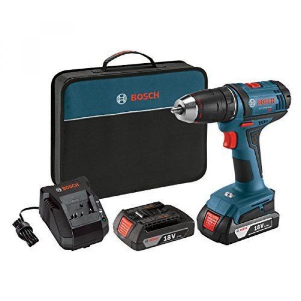 Bosch DDB181-02 18-Volt Lithium-Ion 1/2-Inch Compact Tough Drill/Driver Kit with #1 image
