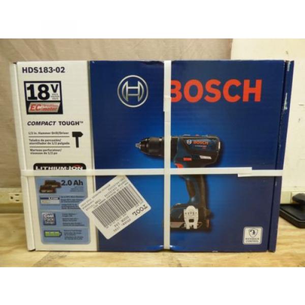 Bosch HDS183-02 18V 1/2&#034; Hammerdrill/Driver Kit *BRAND NEW* FREE SHIPPING!! #1 image