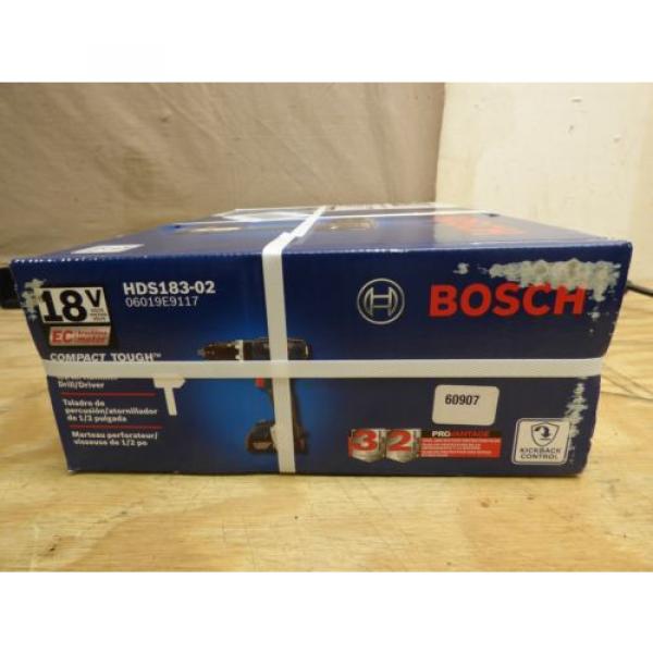 Bosch HDS183-02 18V 1/2&#034; Hammerdrill/Driver Kit *BRAND NEW* FREE SHIPPING!! #5 image