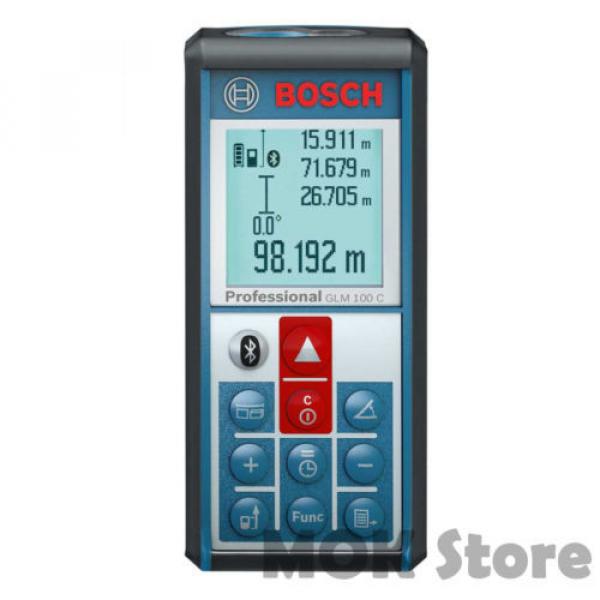 Bosch GLM 100C Laser Distance Measure Rangefinder with Smart Tech ISO / Android #1 image