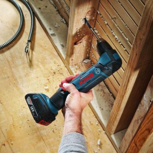 Right Angle Drill Cordless Variable Speed Keyless Chuck 18 Volt Lithium-Ion Kit #3 image