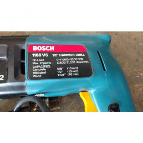 Bosch 1/2&#034; 1/2 in. Two-Speed Hammer Drill Corded 1180VS Model #3 image