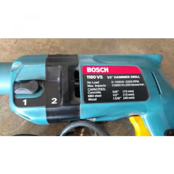 Bosch 1/2&#034; 1/2 in. Two-Speed Hammer Drill Corded 1180VS Model #6 image