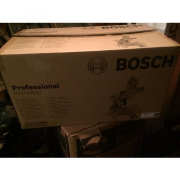 Bosch GCM800SJ Sliding Mitre Saw 8&#034;/216mm - Single Bevel 110V 0601B19060 #1 image