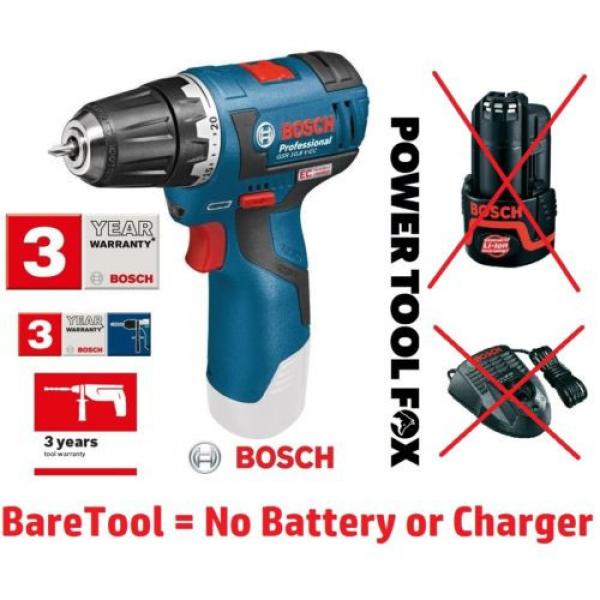1 ONLY - Bosch GSR 10,8 V-EC 2 SPD PRO BARE Screwdriver 06019D4002 3165140739146 #1 image