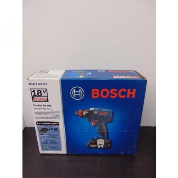 Bosch IDH182-02 18v Brushless 1/4&#034; Hex Impact Driver NEW #1 image