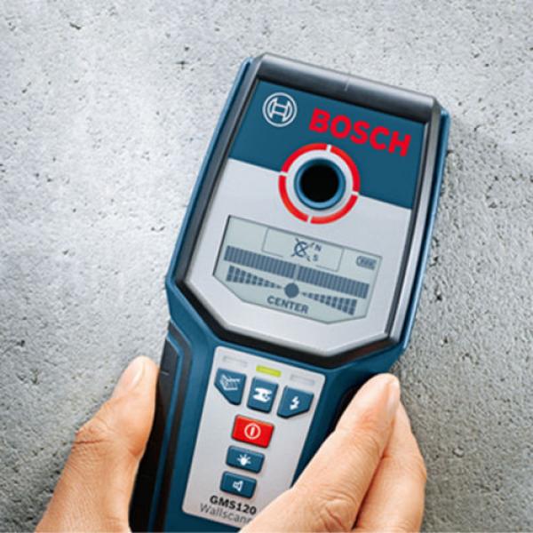 Bosch GMS120 Professional Digital Multi-Meterial Cable Detector Wall Scanner #2 image