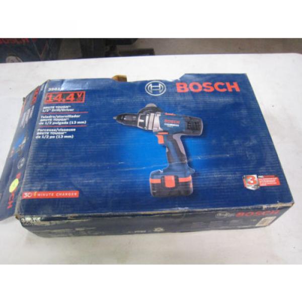 Bosch 35614 14.4V NiCd 1/2&#034; Brute Tough Cordless Drill / Driver Kit New #1 image