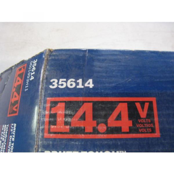 Bosch 35614 14.4V NiCd 1/2&#034; Brute Tough Cordless Drill / Driver Kit New #2 image