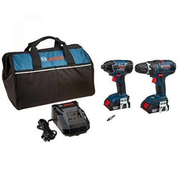 Bosch CLPK232-181 18V 2-Tool Combo Kit Drill/Driver &amp; Impact Driver with 2 2.... #1 image