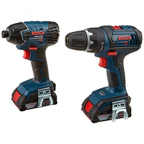 Bosch CLPK232-181 18V 2-Tool Combo Kit Drill/Driver &amp; Impact Driver with 2 2.... #8 image