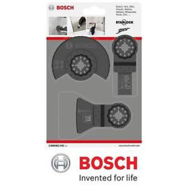 Bosch 2608662342 Tile Blade Starlock Blade Set for Multi-Tools 3 Piece #1 image
