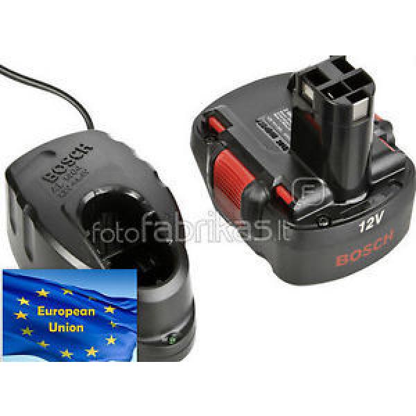 Bosch PSR  12v  battery 2607335273 +charger AL1404 7,2v-14.4v #1 image