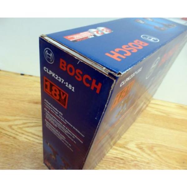 Bosch CLPK237-181 18V Combo Kit Tough Hammer Drill / Hex Impact Driver Brand New #4 image