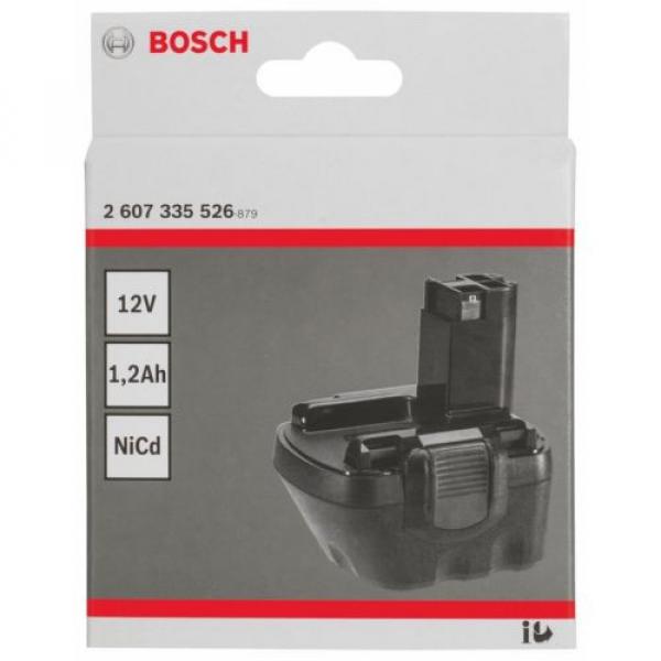 new Genuine Bosch NiCAD 12V 1.2AH PRO BATTERY Drills 2607335526 3165140308151# #2 image