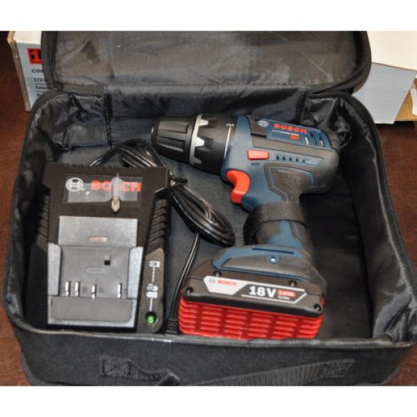 Bosch DDS181 - 18V 1/2-Inch Lithium-Ion Compact Tough Drill Driver Kit #1 image