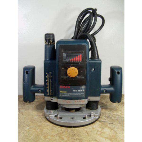 Pre-owned &amp; Tested Bosch #1613EVS Heavy Duty 1/2&#034; Plunge Router #3 image