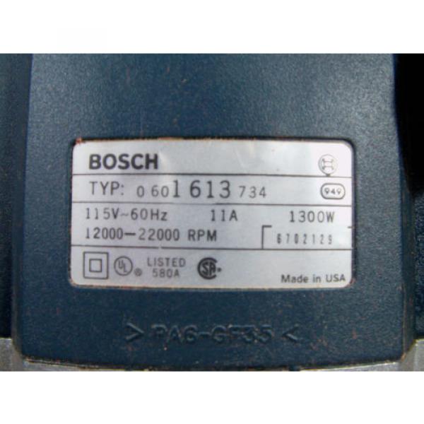 Pre-owned &amp; Tested Bosch #1613EVS Heavy Duty 1/2&#034; Plunge Router #8 image