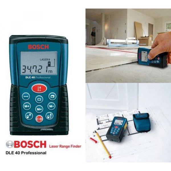 New BOSCH DLE 40 Professional Laser Range Finder Distance Measure UK Seller #4 image