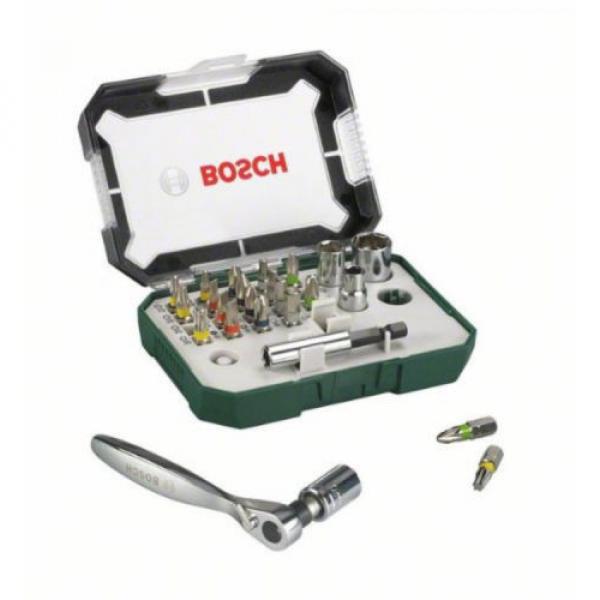 Bosch Screwdriver Bit and Ratchet Set,Storage Box Magnetic Quick-Change 26-Piece #2 image