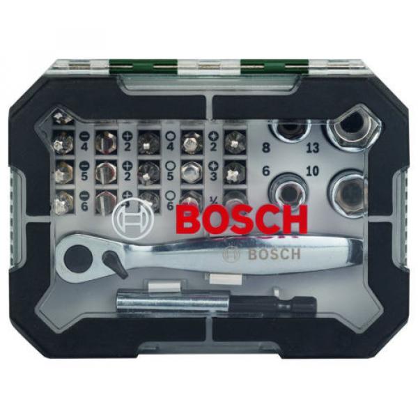 Bosch Screwdriver Bit and Ratchet Set,Storage Box Magnetic Quick-Change 26-Piece #4 image