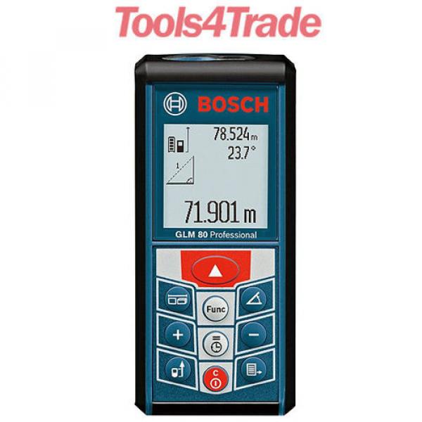 Bosch GLM80 Laser Rangefinder + Inclinometer Function and Battery 0601072370 #1 image