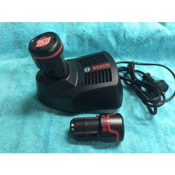 Bosch blue professional 10.8v cordless lithium ion batteries/charger #1 image