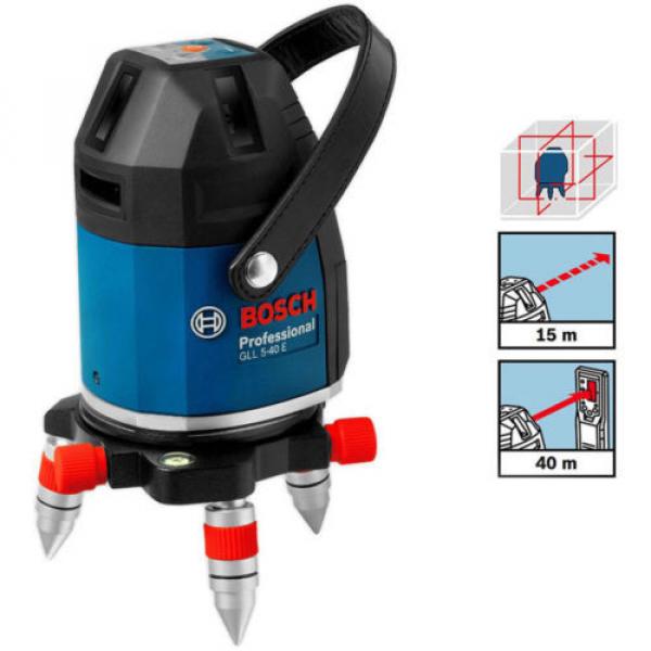 Bosch GLL5-40E Professional 5 Line Electronic Multi-Line Laser With LR5 Receiver #2 image